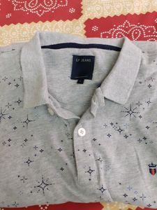 Grey Color Cotton T - Shirt Hardly Worn .