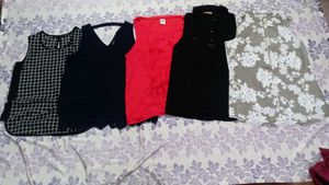Combo For 6 Sleeveless Tops Like Summer