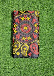 Katha Stich Saree - Black