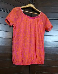 George Women Printed Regular Fit Elastic Nylon Top