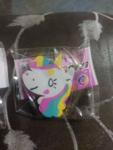 Kawaii Character Eraser Set