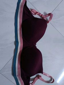 Burgundy Bra