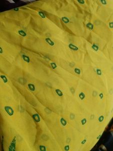 lemon yallow saree