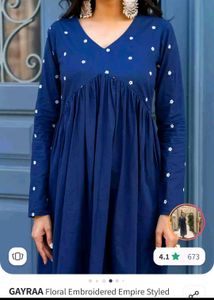 ❗️❗️ diwali sale ❗️❗️Elegant Blue Embroidere
