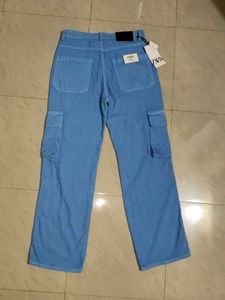 Women Light Blue Colour Straight Jeans 👖