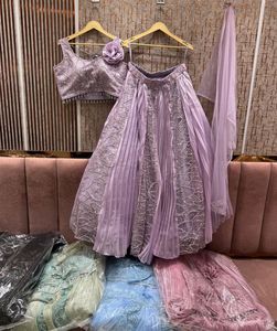 Lavender Lehenga Choli with Dupatta