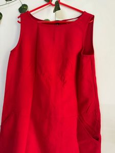 Elegant Red Summer Dress