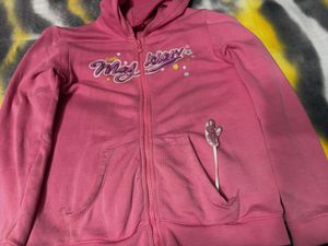 Pink 'Little Magician' Zip-Up Hoodie