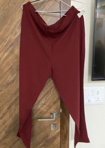 Maroon Embroidered Kurta Set