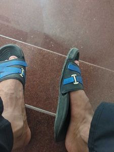 Blue N-Star Flip Flops
