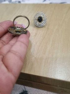 Black And Green Rings