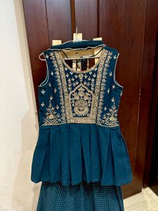 Designer Embroidered Frock Style Lehngha Choli