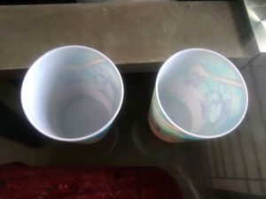 3D Plastic Glass