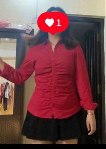 Fitted Ruched Shirt 🥀