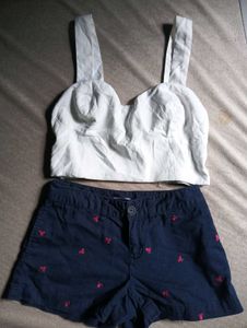 Cute Corset White Top