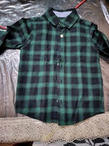 Unused Boy Dark Green Shirt