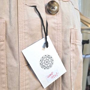 Casual Light Peach Jacket