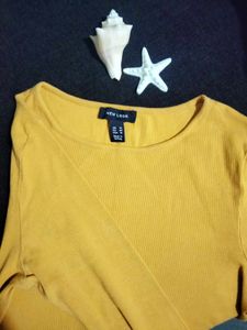 New Look Mustard Colour Top
