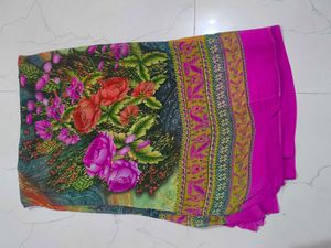 Floral Print Saree