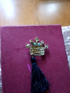 Crown Tassel Brooch