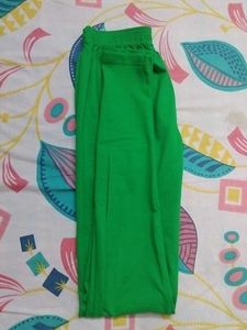 Green Cotton Legging