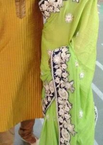 Beautiful wedding saree - one time used