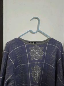 Vintage Floral Sweater size M