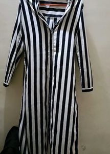 Striped Shirt Dress