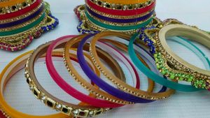 🌟 Premium Rajasthani Sheep Kangan – Bridal &amp; Fest
