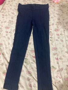Navy Blue Slim Leggings - Size M