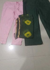 Combo Green Plazo Me Rabar Nahi Hai