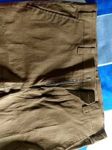 Brown Casual Pants