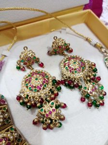 Luxury Kundan Necklace Set✨