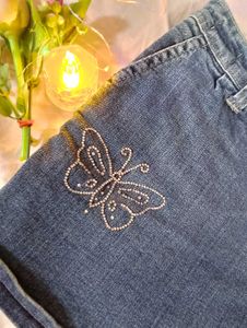 Denim Shorts butterfly 🦋