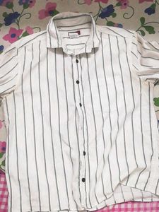 Striped Button-Down Shirt