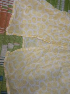 Yellow Pure Cottan Kurta Type Tshirt