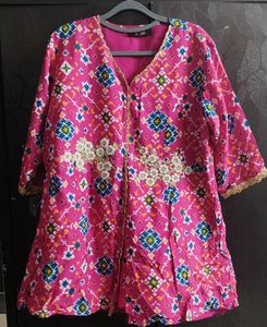 Pink Kurta Set- sharara