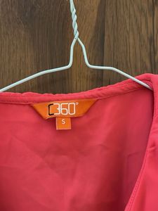 Coral Sleeveless Top