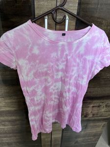 Pink Tie-Dye Tee