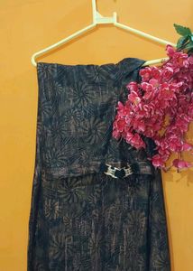 Vintage Brown Floral 3-Piece Set