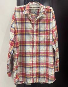 Slim Fit Cotton Check Shirt for Men