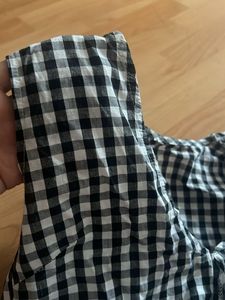 Cute Peplum Gingham Style Top