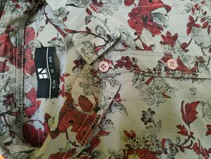 Floral Button-Down Shirt