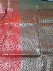 Copper Zaree Silk Saree_Unused