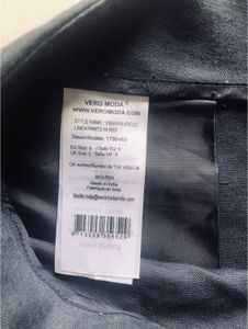 Navy Cropped Pants