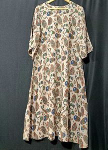 Women&#39;s Sitar Print Kurti Traditional Ethnic Kurta
