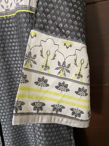 Elegant Grey Printed shimmer Kurta from (W)16