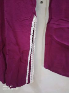 Elegant Purple Kurta Set