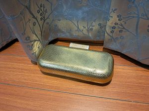 33) Metallic Gold Clutch