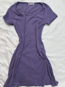 Purple T-Shirt Dress